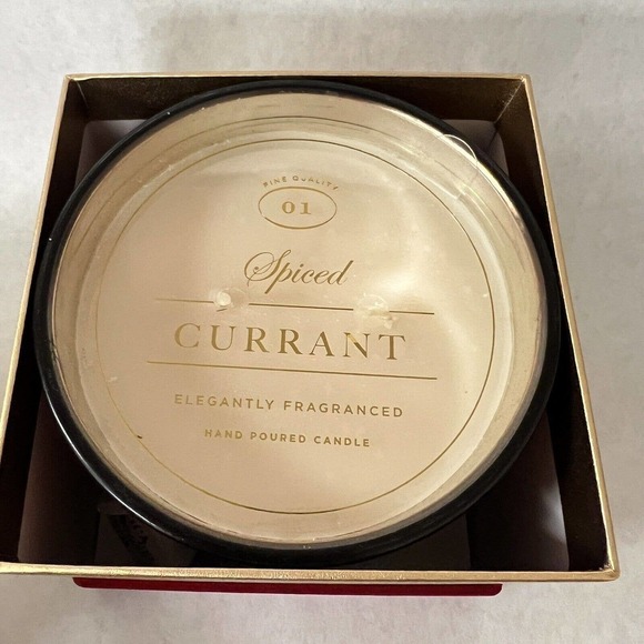 DW Home Fine Quality No. 01 Spiced Currant Candle 11 oz Gift Box Holiday Scent - Picture 2 of 3